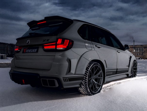 Бампер задний с диффузором "Renegade" для BMW X5 (F15) купить недорого с доставкой в Можайск