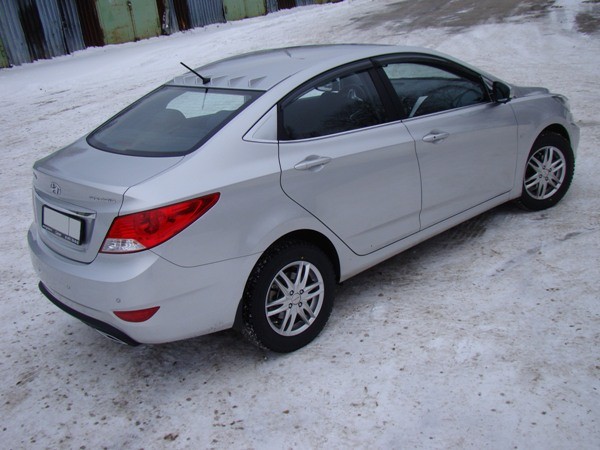 Аэродинамический рассекатель на крышу 6 зубьев для Hyundai Solaris (2010-2016) купить недорого с доставкой в Можайск