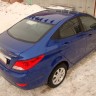 Аэродинамический рассекатель на крышу 6 зубьев для Hyundai Solaris (2010-2016) купить недорого с доставкой в Можайск