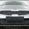 Защита радиатора "Standart" Kia Cerato (2018-н.в.) верх, чёрная купить недорого с доставкой в Можайск