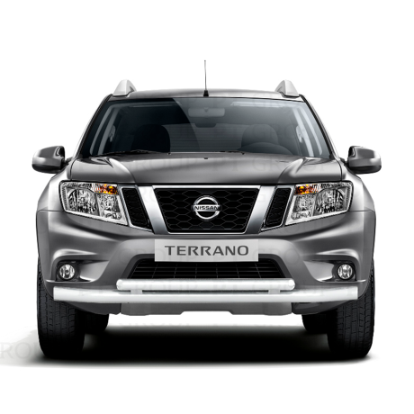 Защита переднего бампера двойная d63/51мм ИСКРА (ППК) RENAULT Duster 2016-/ NISSAN Terrano 2014- купить недорого с доставкой в Можайск