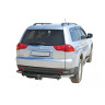 Защита заднего бампера «Уголки» (d63,5) для Mitsubishi Pajero Sport (2008-2013)(Нерж. Сталь) купить недорого с доставкой в Можайск