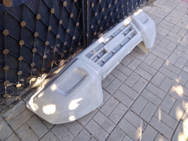 Силовой передний бампер стеклопластиковый на Mitsubishi Pajero III купить недорого с доставкой в Можайск