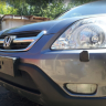 Защита радиатора "Standart" Honda CR-V (2001-2004) чёрная купить недорого с доставкой в Можайск
