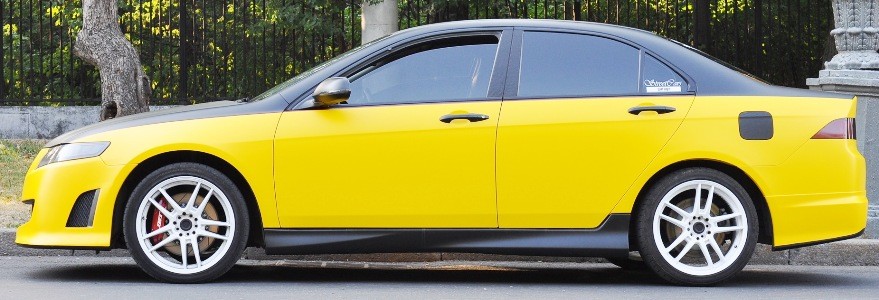 Накладки на пороги "Mugen" Honda Accord VII рестайлинг (2006-2007 г.в.) купить недорого с доставкой в Можайск