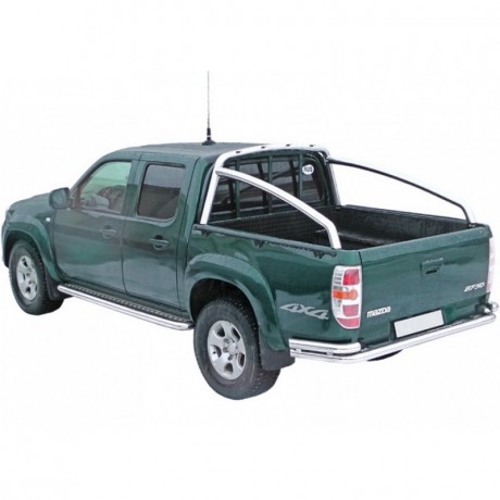 Защитная дуга багажника удлинённая (d63,5) для Mazda BT-50 picup (2006-2011)(Окрашенное) купить недорого с доставкой в Можайск