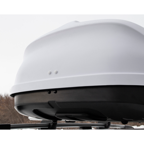 Бокс-багажник на крышу аэродинамический White "Turino Compact" купить недорого с доставкой в Можайск