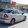 Накладки на пороги "FT" для Ford Focus 2 (седан, хетчбэк 5-дв.)(2004-2011) купить недорого с доставкой в Можайск