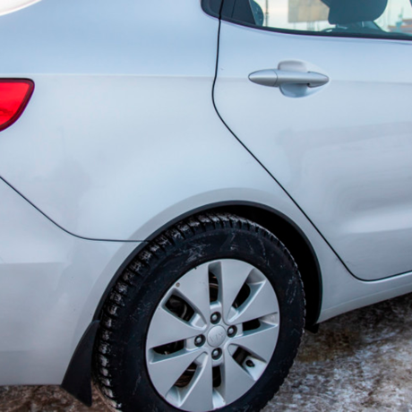 Защитные накладки на арки "АртФорм" для Kia Rio (2011-2015 г.в.), седан купить недорого с доставкой в Можайск