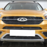 Защита радиатора "Standart" Chery Tiggo 7 (2016-2020) верх, чёрная купить недорого с доставкой в Можайск