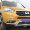 Защита радиатора "Standart" Chery Tiggo 7 (2016-2020) верх, чёрная купить недорого с доставкой в Можайск
