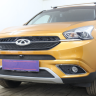 Защита радиатора "Standart" Chery Tiggo 7 (2016-2020) верх, чёрная купить недорого с доставкой в Можайск